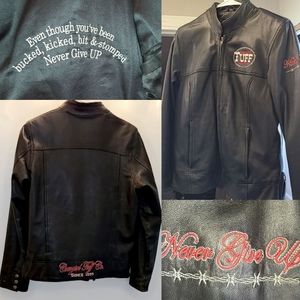 Cowgirl tuff authentic leather jacket